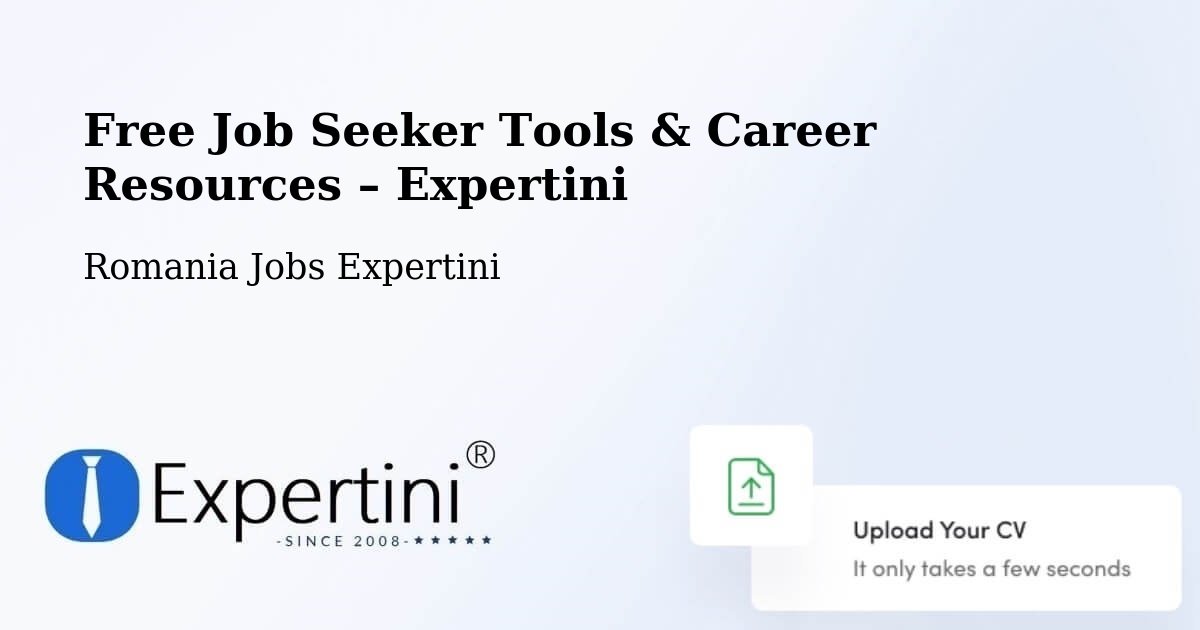 Free Job Seeker Tools & Career Resources – Bâra - Bâra, Romania Jobs Expertini